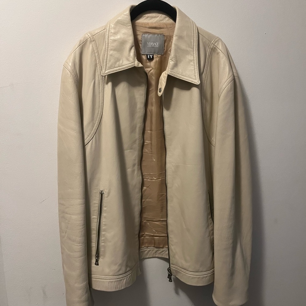 Vintage Versace Jeans Couture Leather Jacket